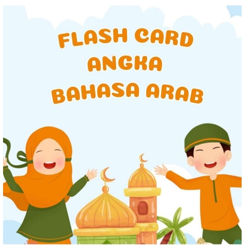 FLASH CARD ANGKA BAHASA ARAB KARTU ANGKA BERBAHASA ARAB BACA DULU DESKRIPSI