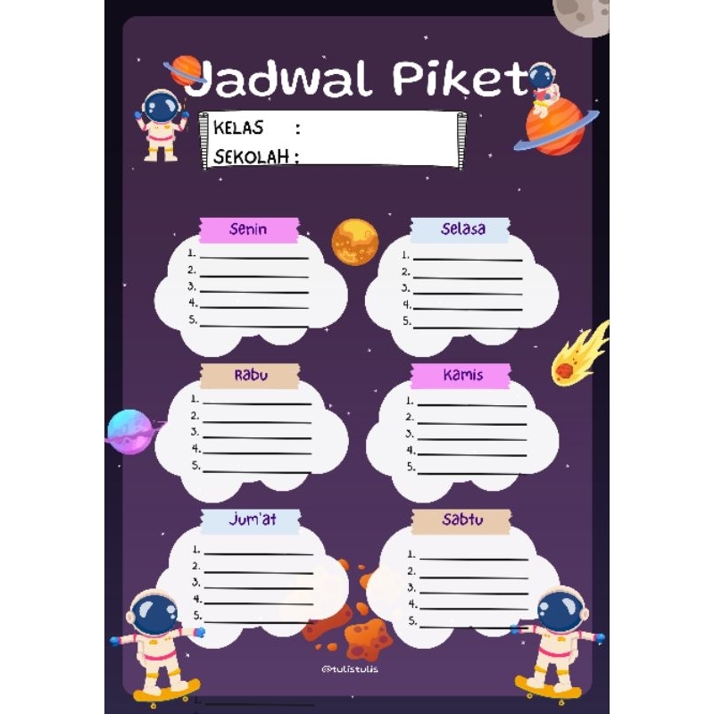 

Jadwal Piket Kelas (Bisa dihapus)
