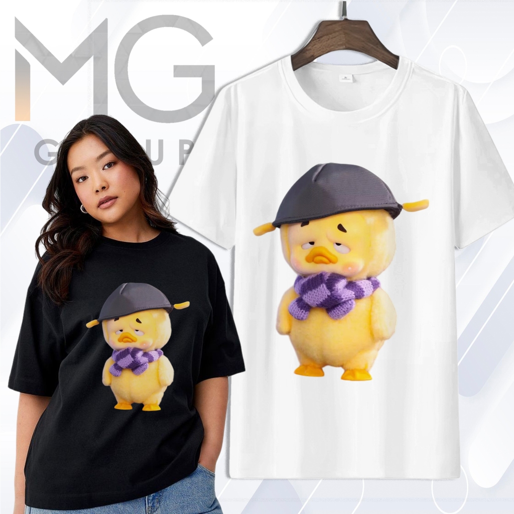 Mantap Grosir UPSET DUCK TShirt Lucu Kaos Boneka Viral Bebek Jelek Baju Wanita Anak Dewasa Perempuan