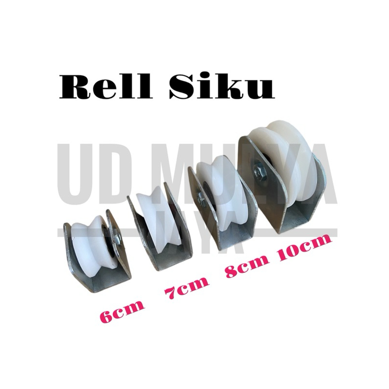 RODA PAGAR NILON RODA PINTU GERBANG RODA NILON PAGAR BESI STAINLESS DORONG LIPAT RELL SIKU