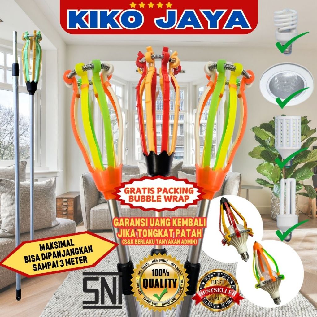 TONGKAT PENGGANTI LAMPU/STICK LAMPU/ALAT PENGGANTI LAMPU