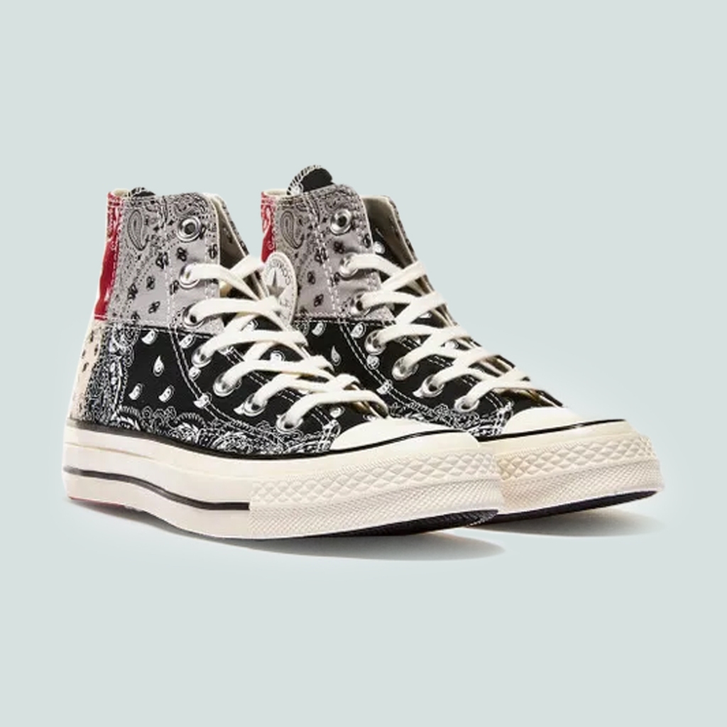 Chemistry Converse Chuck 70s High Offspring Tie Paisley Pacthwork