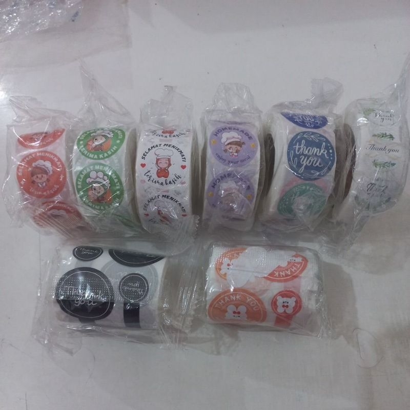 

Stiker Thank You | Stiker Selamat Menikmati | Stiker Segel Panjang