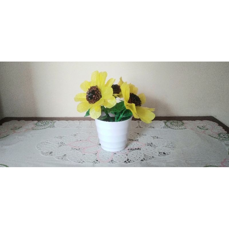 Bunga PLASTIK Matahari [dekorasi rumah]