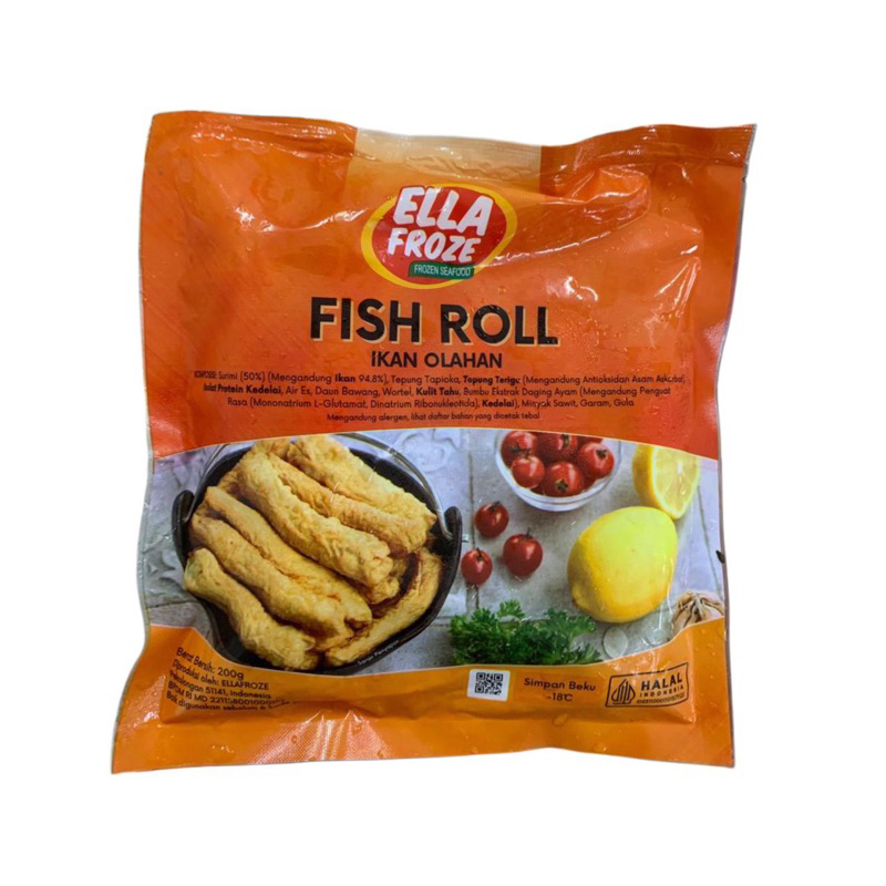 

ELLAFROZE FISH ROLL 200 GR