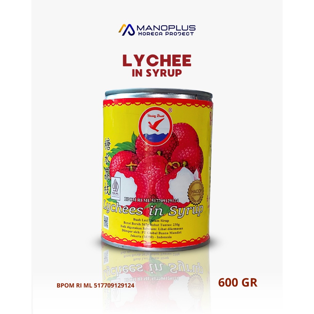 Buah lychee kaleng / syrup lychee kaleng
