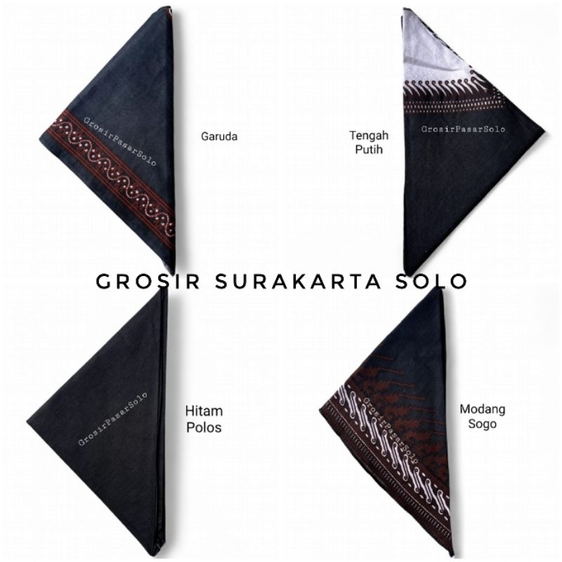 Udeng Batik Segitiga /Udeng jawa / Iket kepala/Iket Batik (yang Baru)