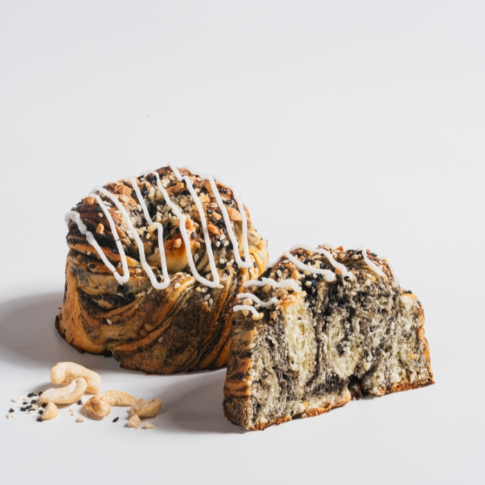 

Black Sesame & Cashew Babka