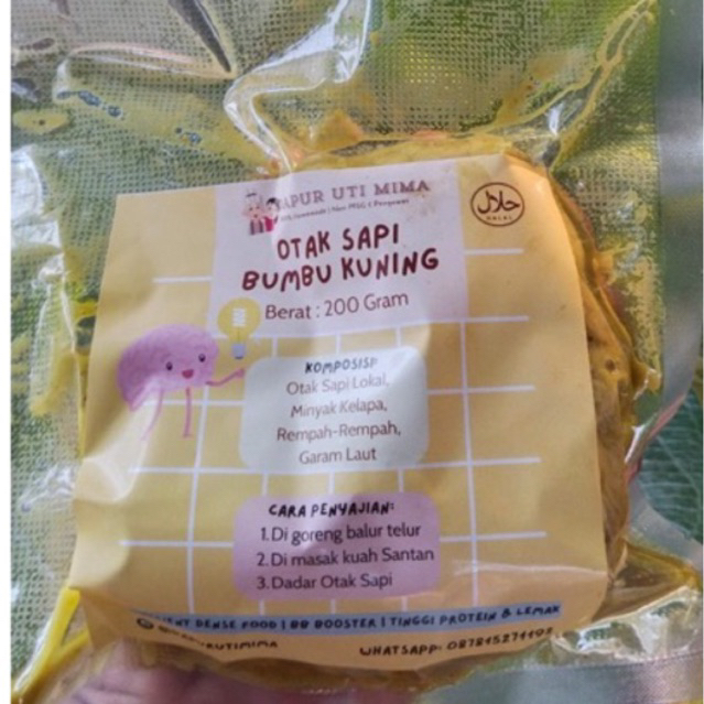 

Otak Sapi Bumbu Kuning 200 gram