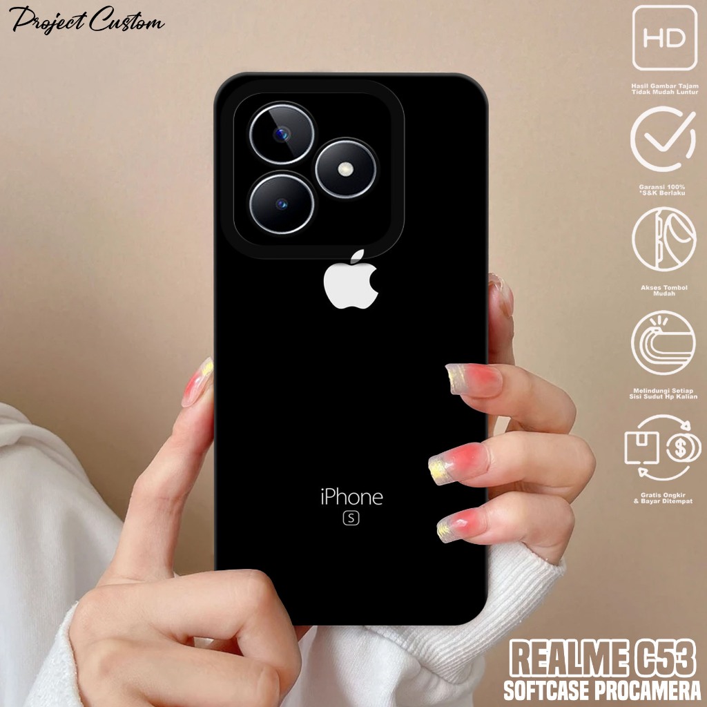 Softcase Hp REALME C53 - Casing REALME C53 ( BRAND ) Silikon Hp REALME C53 - Case Hp REALME C53 - Ca