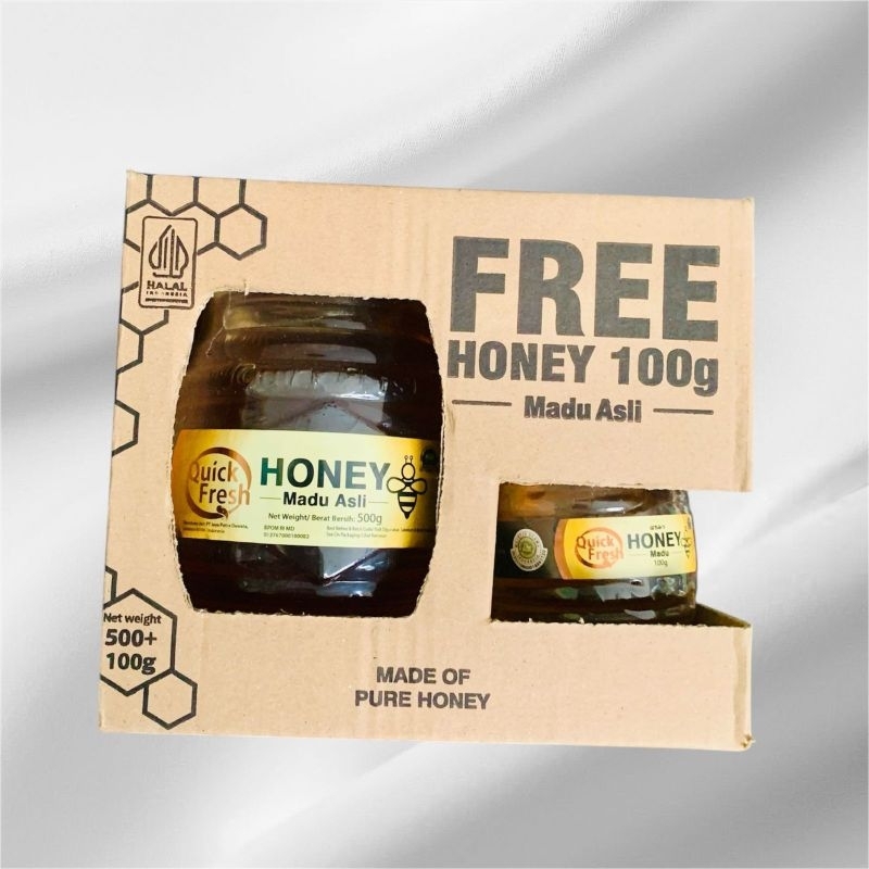 

Madu Quick Fresh Buy 1 Get 1 500gr + 100gr