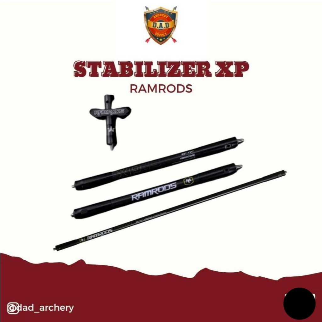 RAMRODS XP STABILIZER (JUAL SET LENGKAP) PANAHAN 30"