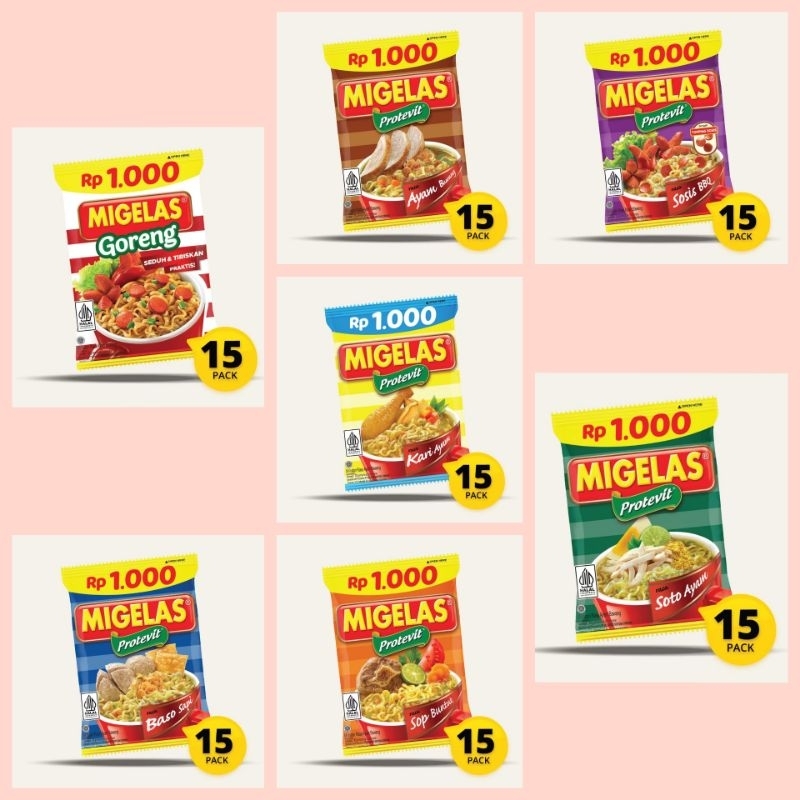 

Migelas Instan (1Renceng Isi 15 Pack)