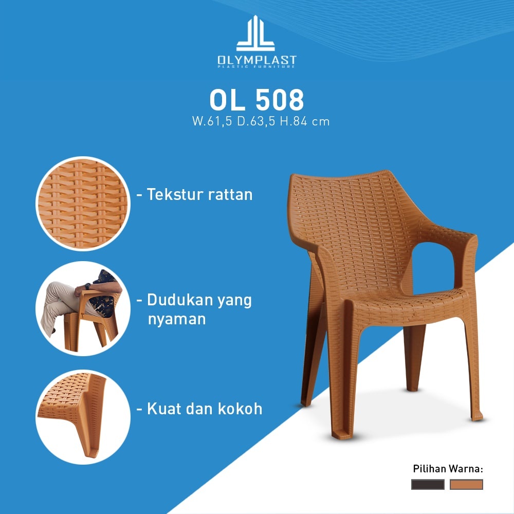 Kursi Plastik Olymplast OL-509R