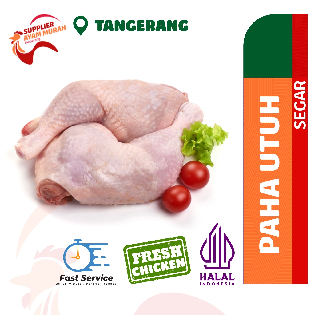 

DAGING PAHA UTUH - PAHA AYAM PISTOL FRESH /1Kg