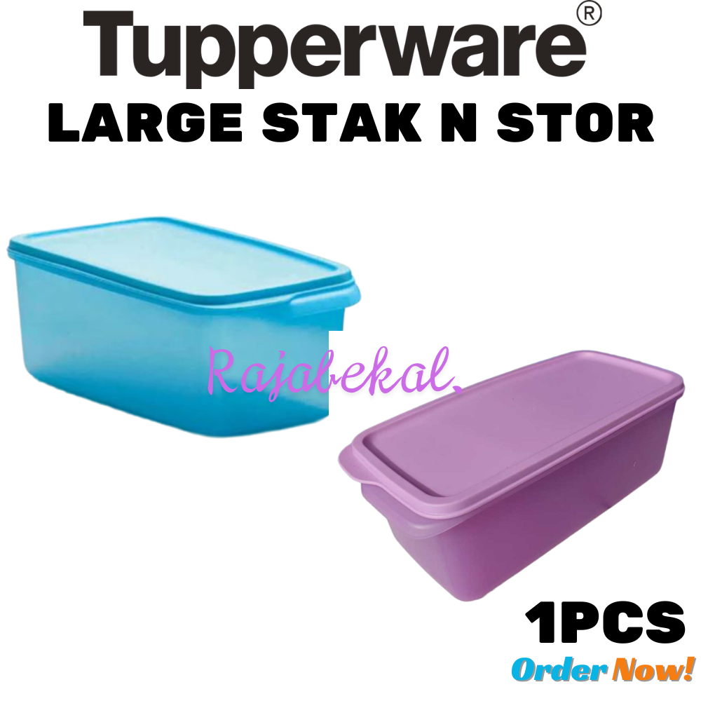 PROMO Tupperware  Large Stak N Stor tempat penyimpanan makanan