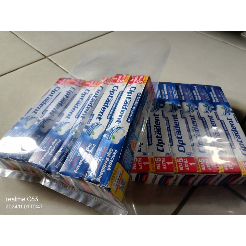 ciptadent kemasan reject/rusak/tanpa dus