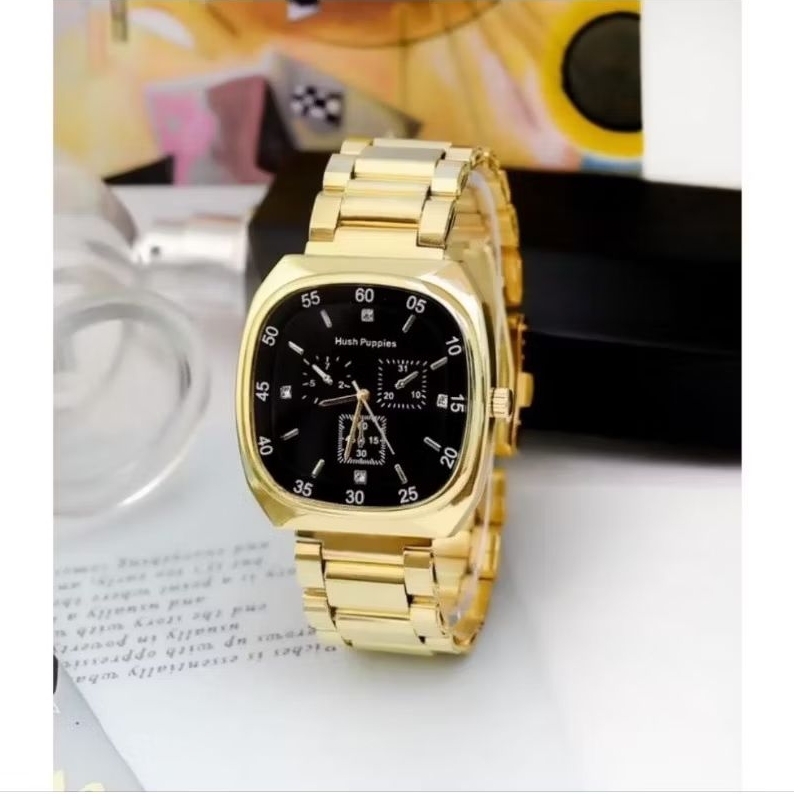 JAM TANGAN PRIA // JAM TANGAN PRIA RANTAI GOLD