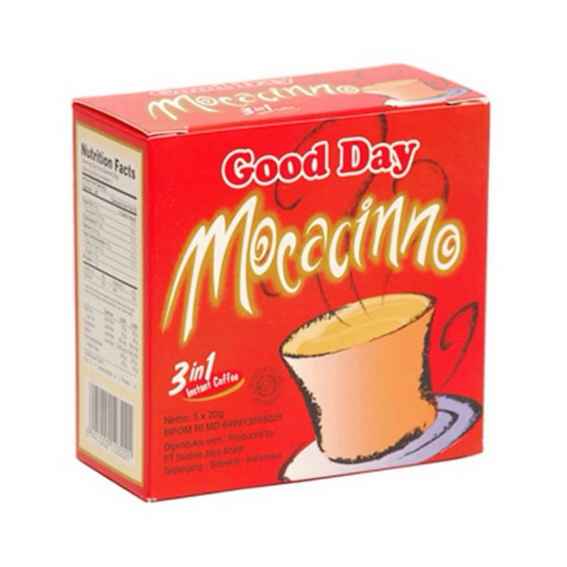 

GOOD DAY MOCACINNO BOX ISI 5 SACHET