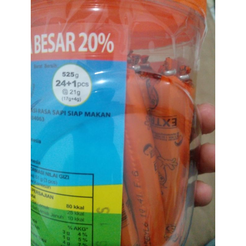 

Sosis so nice siap makan rasa sapi