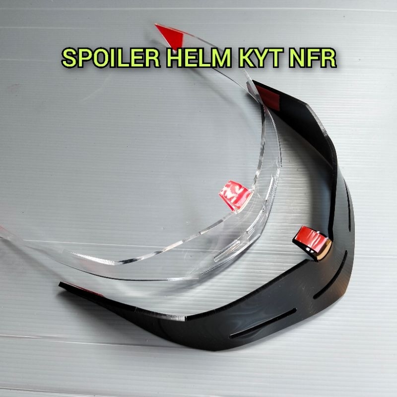 AKRILIK | Spoiler Helm KYT NFR / SPOILER HELM KYT NFJ / Spoiler NFR / NFJ