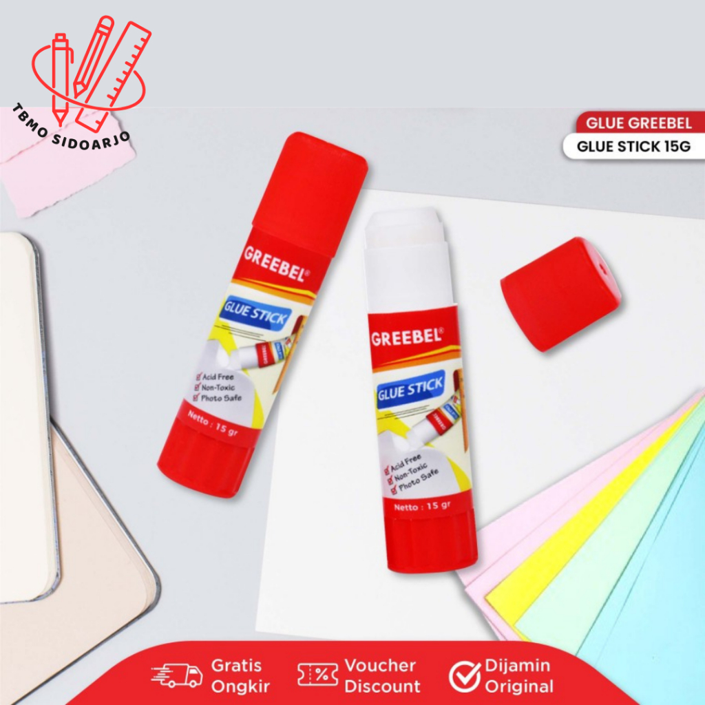 

TBMO GREEBEL GLUE STICK GS 1915 15 Gr (1PCS)/Lem Perekat Kertas Stick