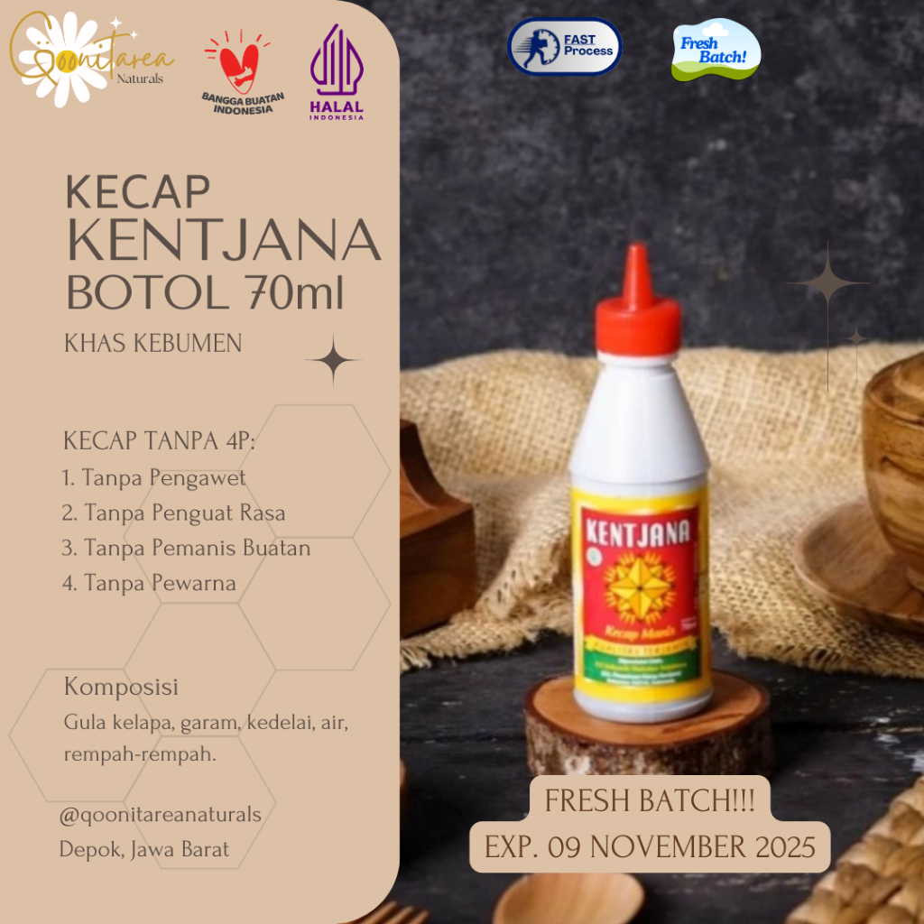 

Kecap Kentjana Kencana Khas Kebumen 70ml Botol