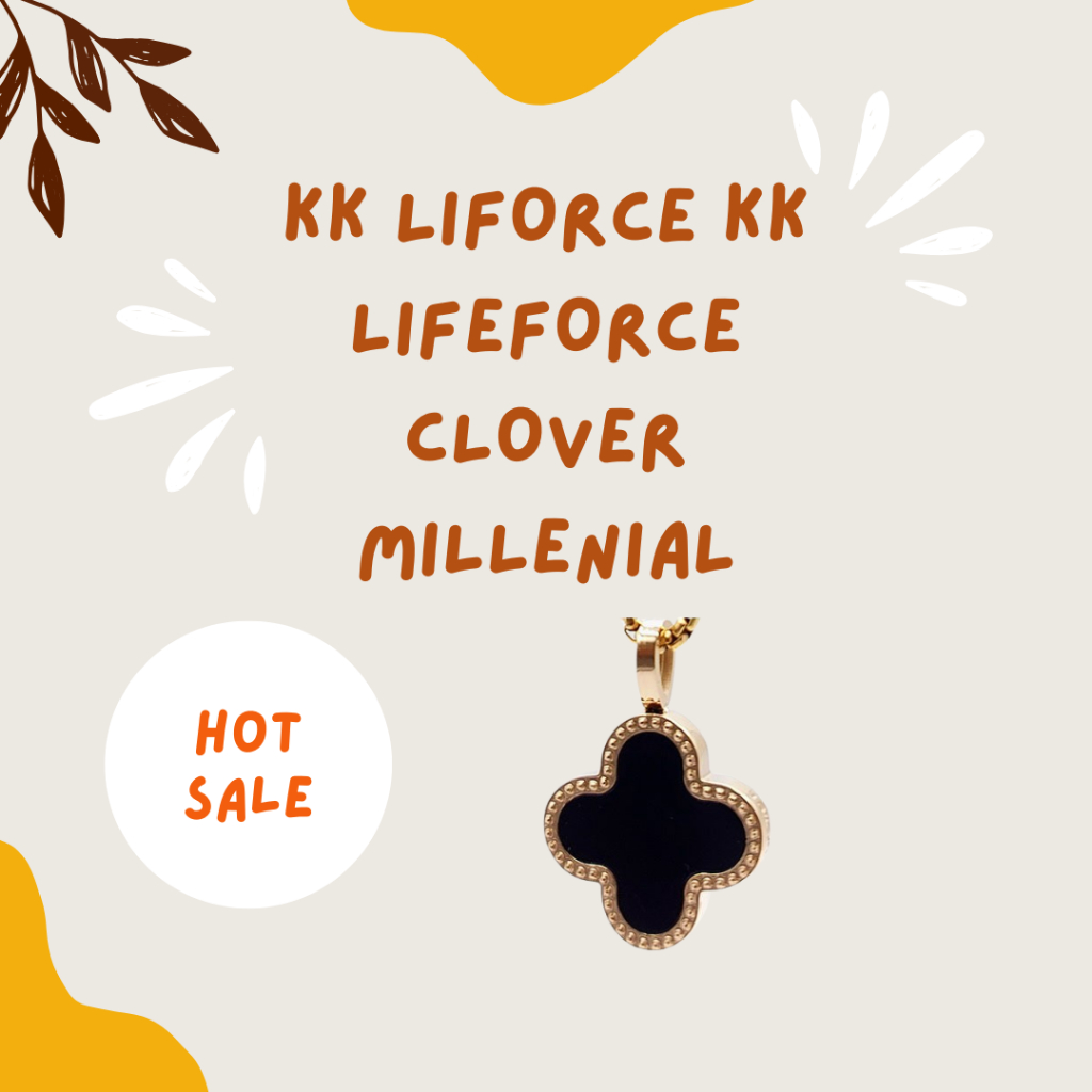 Kalung Energi untuk Kesehatan wanita  KK Liforce KK Lifeforce Clover Millenial original asli promo |