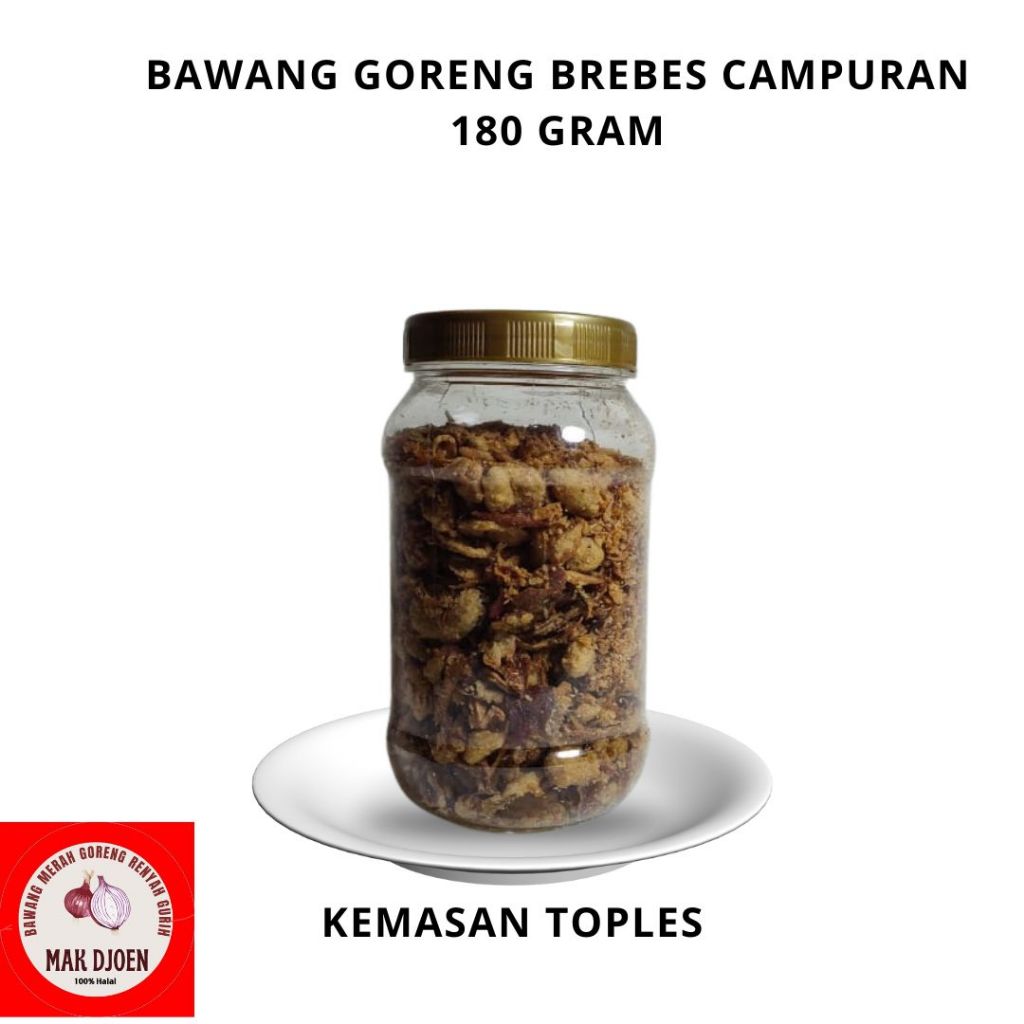 

Bagor Bawang Brebes Asli Campuran ubi 180 gram Termurah free packing COD