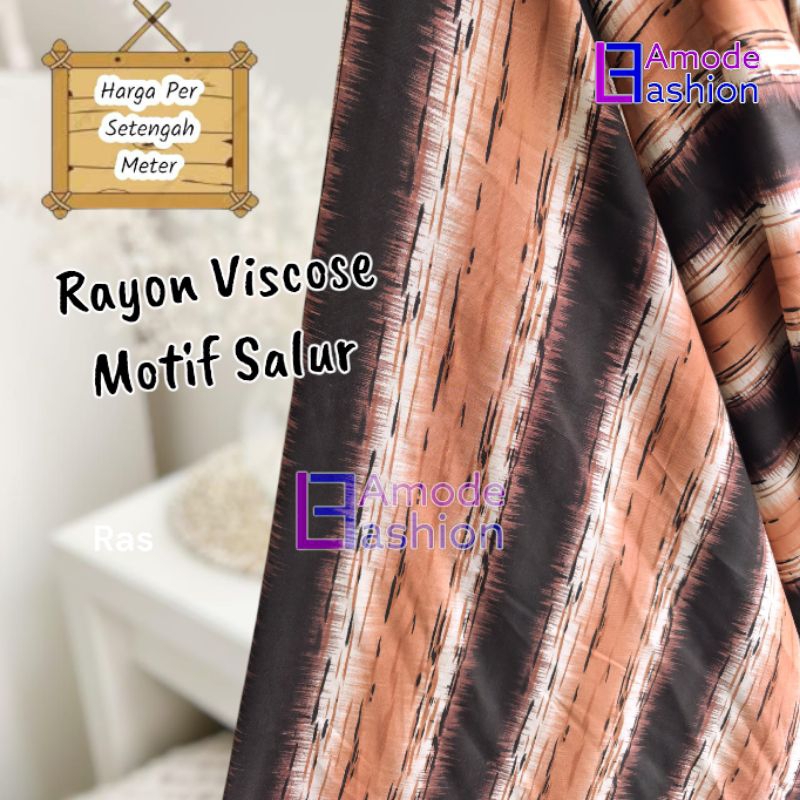 Kain Rayon Viscose Motif Salur