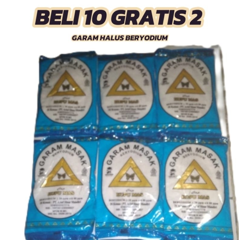 

BELI 10 GRATIS 2 GARAM BERYODIUM 100GRAM