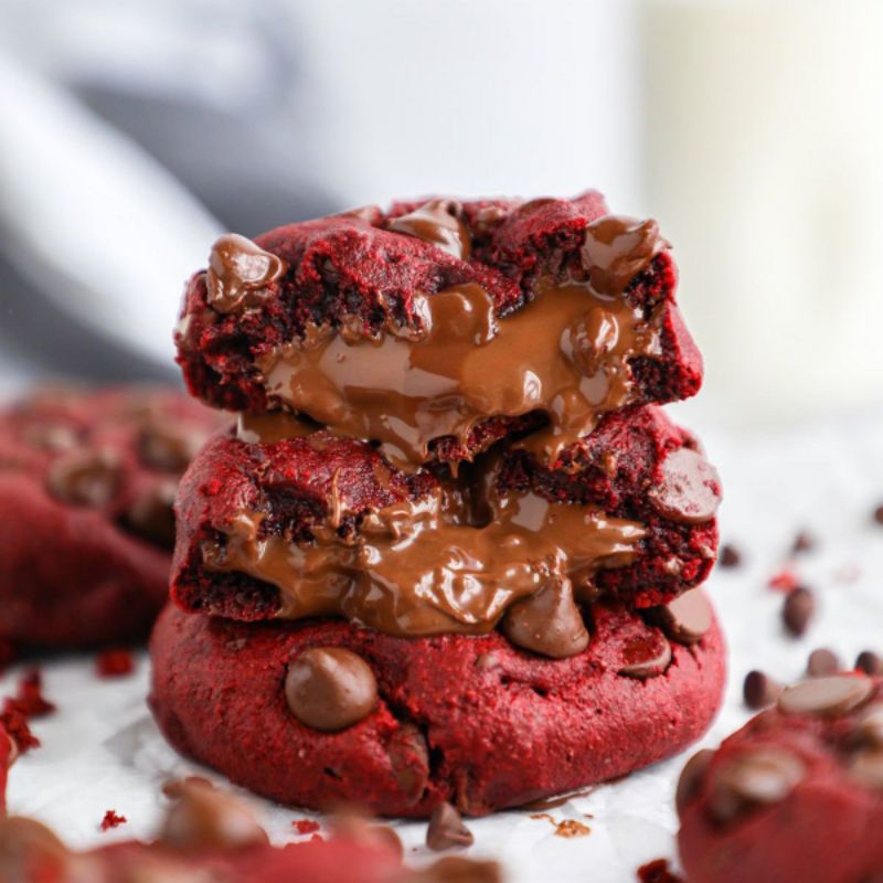 

Red Velvet Nutella Cookie