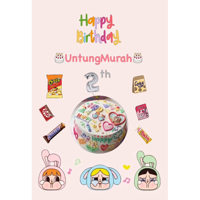 

Special Jajan Birthday (130 K) berat 2 kg