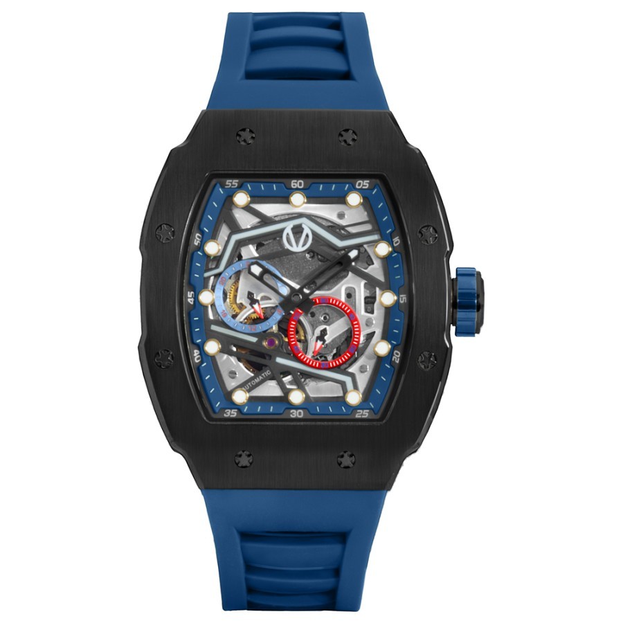 Christ Verra CV 113889G-36 BLU Automatic Jam Tangan Pria Original Garansi Resmi