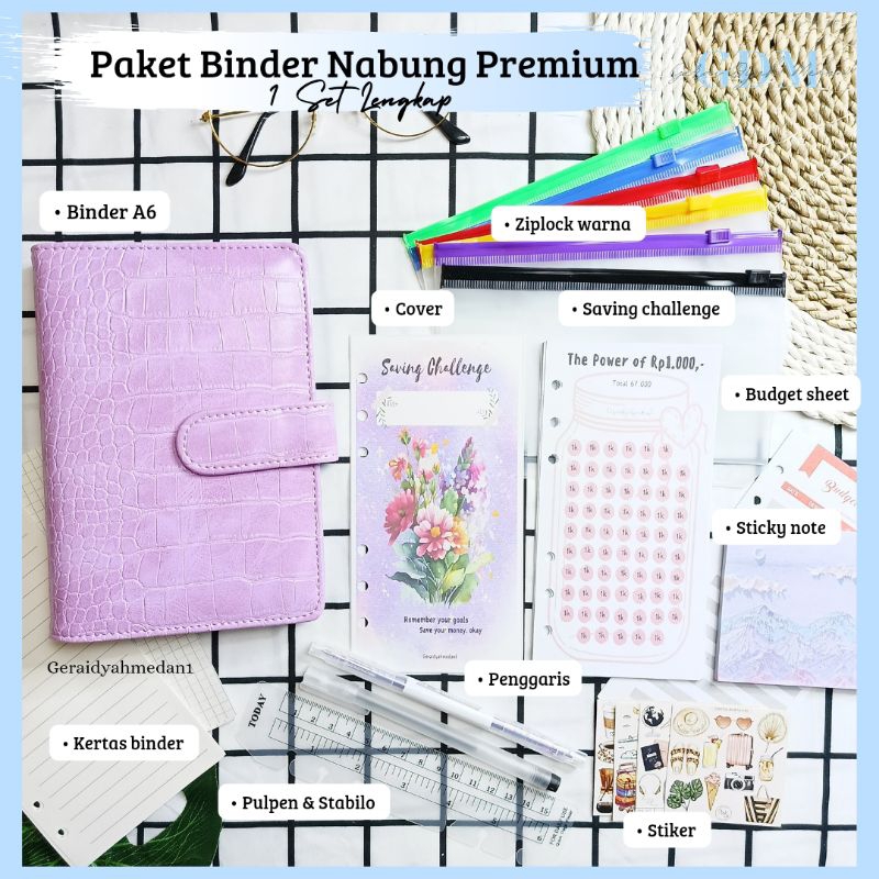 

Paket Binder Nabung Premium Lengkap
