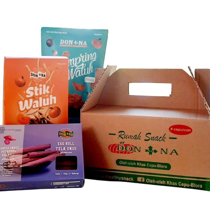 

Hampers Aneka Snack (A) DONNA healthy Snack Oleh-oleh Khas Cepu Blora