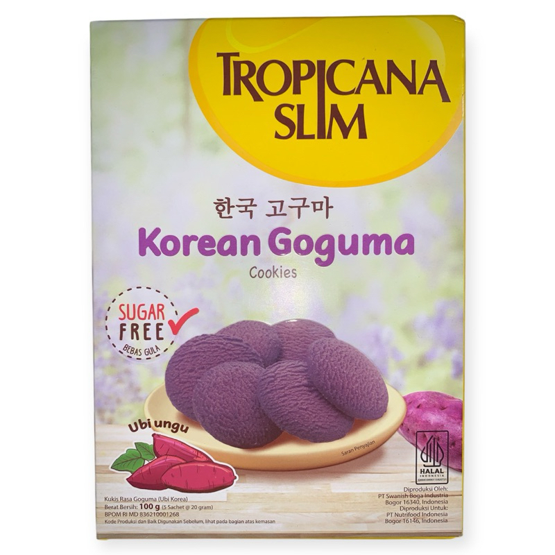 

Tropicana Slim - Korean Goguma Cookies Sugar Free (100g)