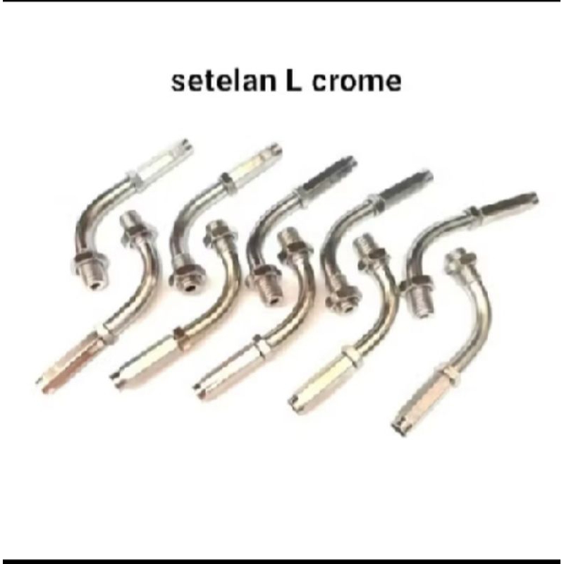 Handgrip Yamaha standar set kanan kiri sepasang universalPlus L gas model crome