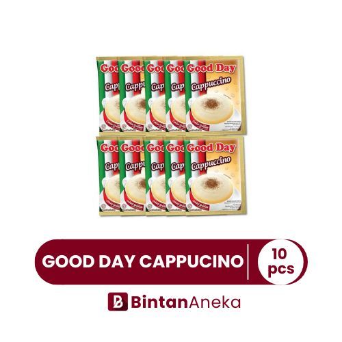 

Kopi Good Day Cappucino Renceng (10 Pcs) / Good Day Granul
