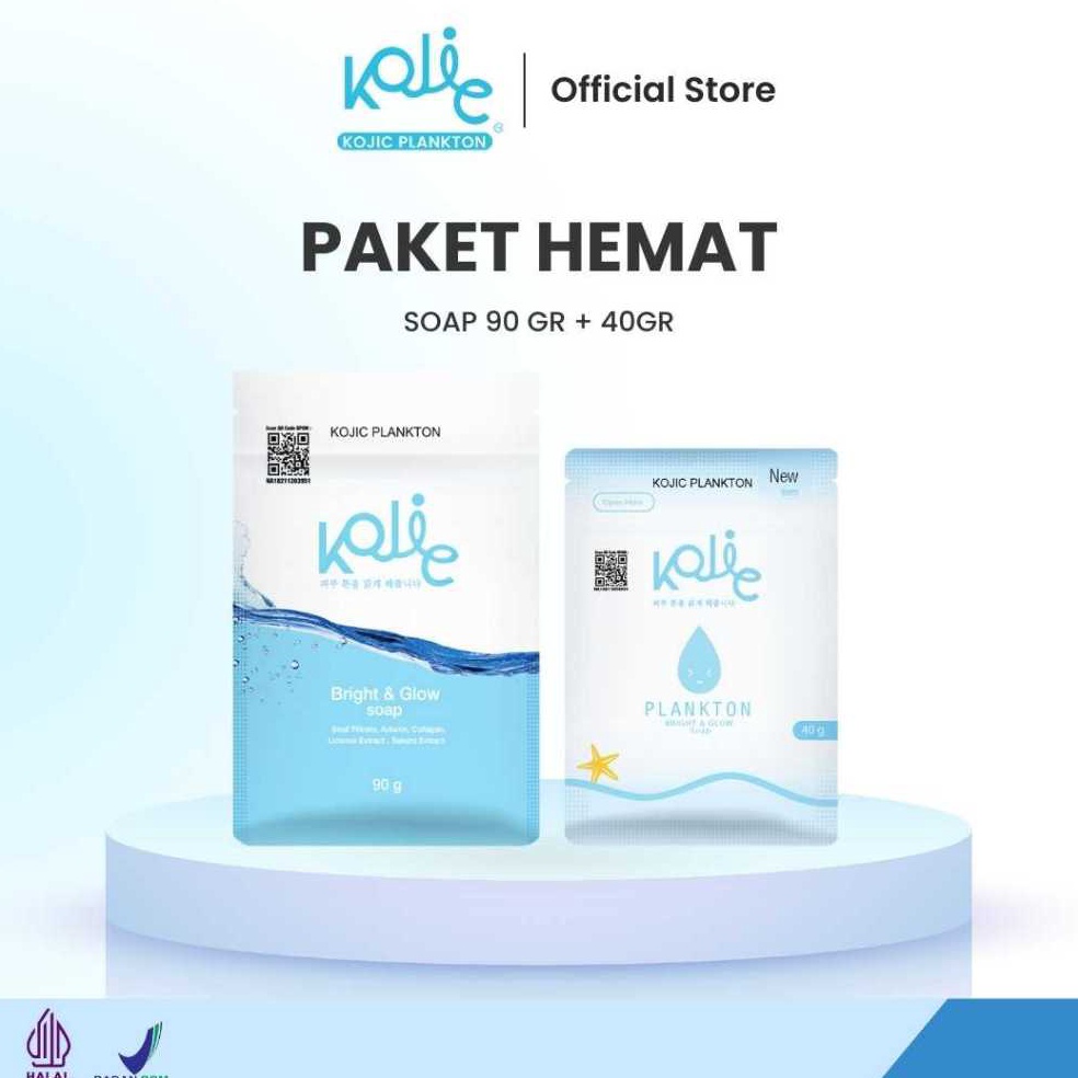 Garansi Murah PAKET HEMAT KOJIC PLANKTON SOAP 4 GR  SOAP 9 GR