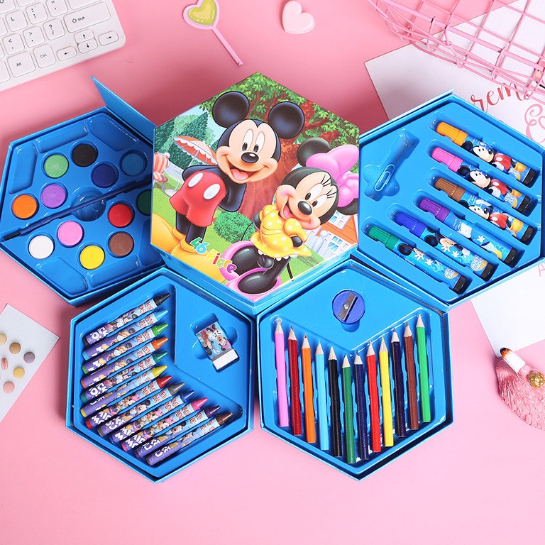 

Sekarang Murah Crayon Set Karakter 46 Pcs Peralatan Menggambar Mewarnai Isi 46pcs Krayon Pencil Warna Cat Air Spidol Box Kartun Lucu Paket Kit Supplies Painting Set Alat Tulis Seni Lukis Perlengkapan Sekolah Edukasi Anak Bermain Belajar Hadiah Kado Ulan