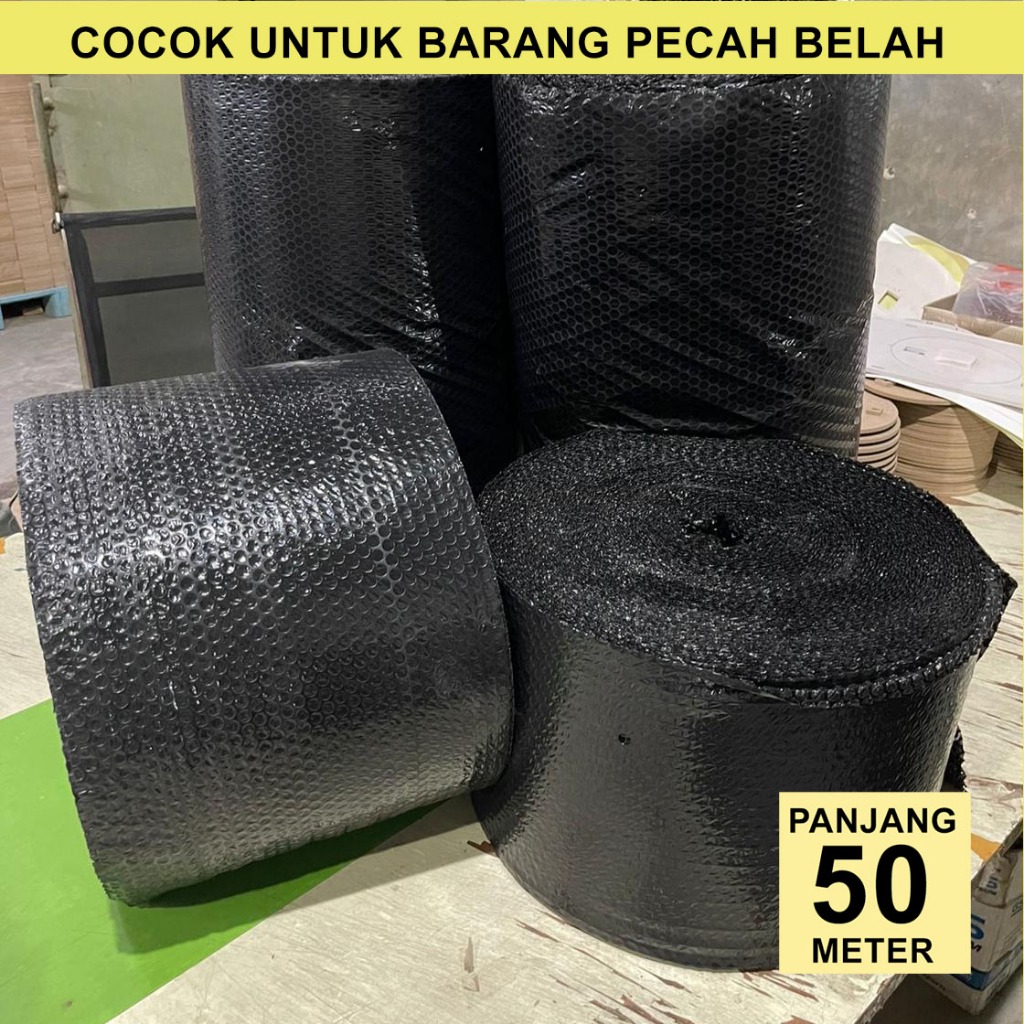 

Bubble Wrap Plastik Hitam Packing Tebal Tidak Mudah Sobek Bubblewrap Premium Roll