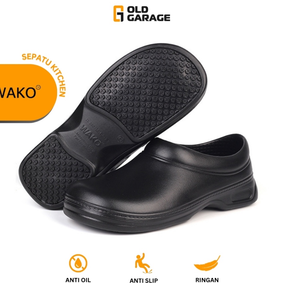 Sepatu Kitchen Pria Sepatu Chef Kitchen Shoes WAKO