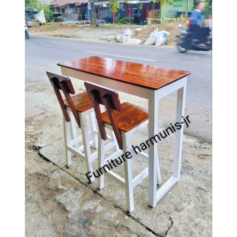 Meja minibar  Meja Bar meja Caffe minibar minimalis 2kursi