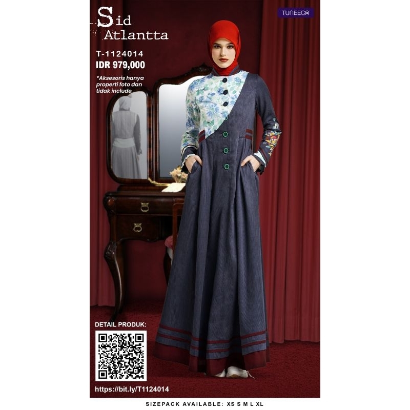 Gamis Sid Atlantta T-1124014 edisi Enigma by tuneeca