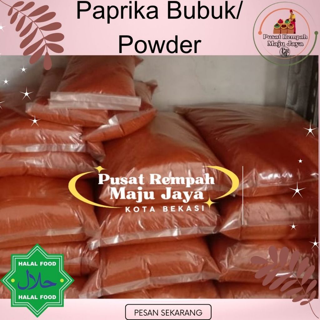 

Paprika bubuk 500 gram repack