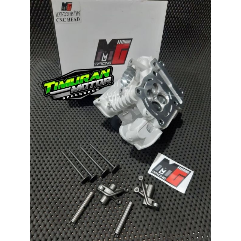 CYLINDER KOP HEAD MG RACING MX 25 22 SIRIP