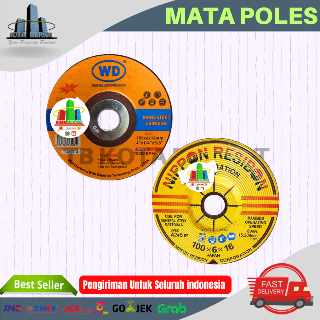 MATA GERINDA POLES / FLEXIBLE GRINDING WHEEL / BATU GERINDA / GURINDA POLES