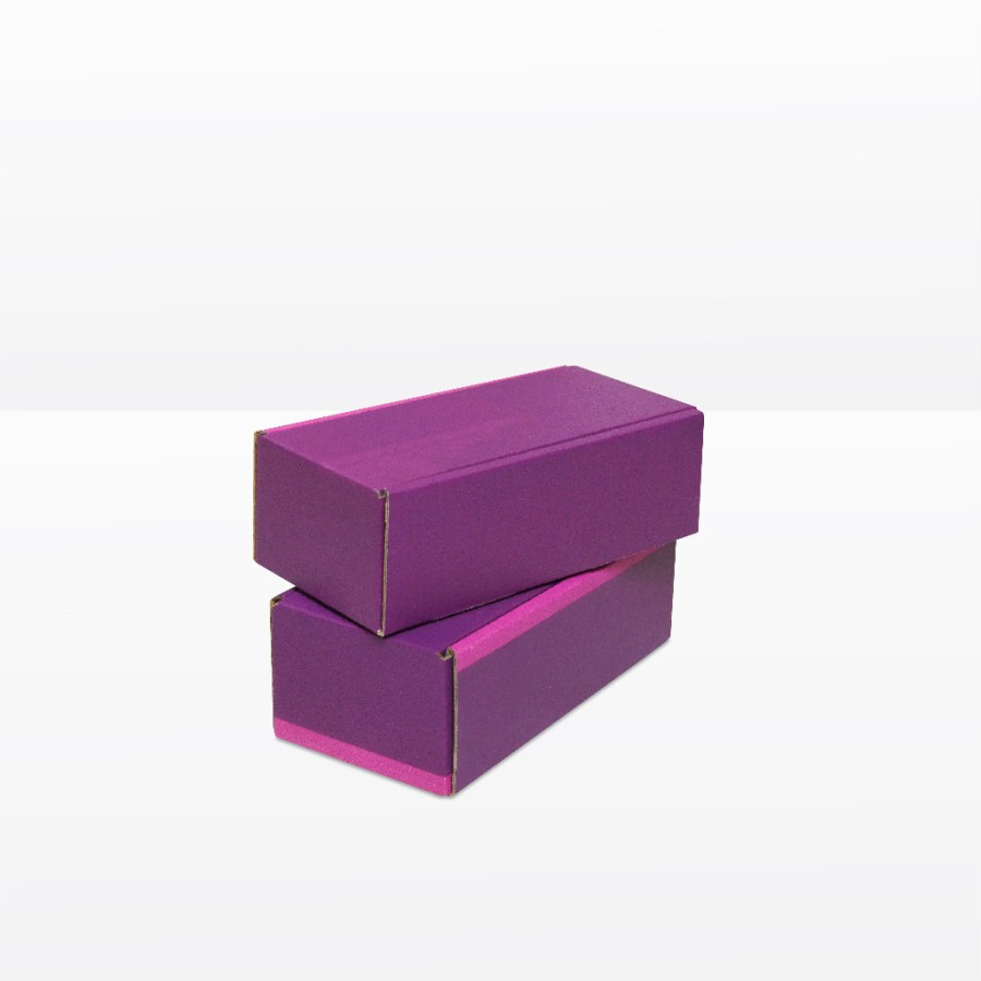 (10 Pcs)Kardus Souvenir Mini 7x16x5 Cm Box Hampers Packaging Ungu Dus Hadiah Ulang Tahun Mini
