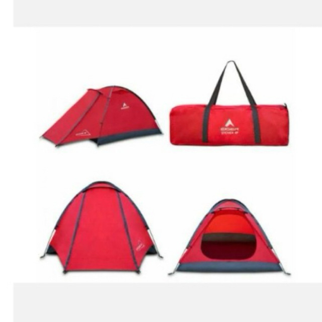 Eiger Tenda Stover 4P, Red, Nos